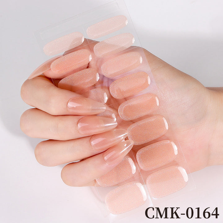 Glänzende Press-On Nail Wraps