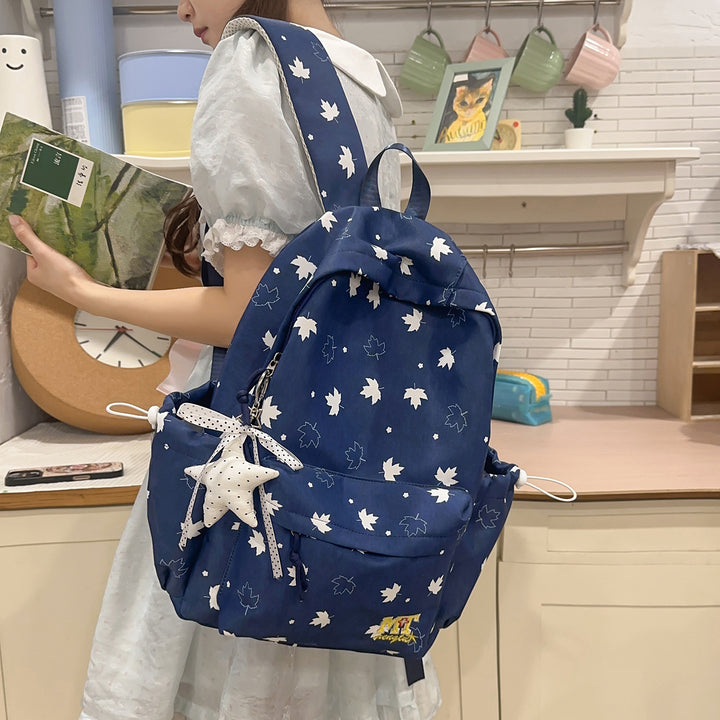 Verspielter Blumenmuster-Rucksack Karnz