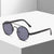 Damen runde Designer-Sonnenbrille mit innovativem Metallgestell und schützenden Gläsern Karnz