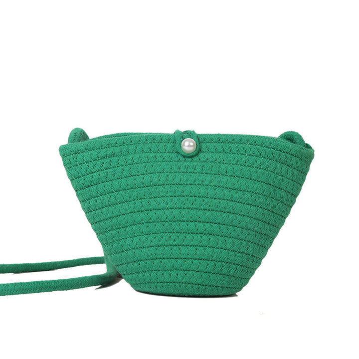 Gewebte Seil-Schultertasche
