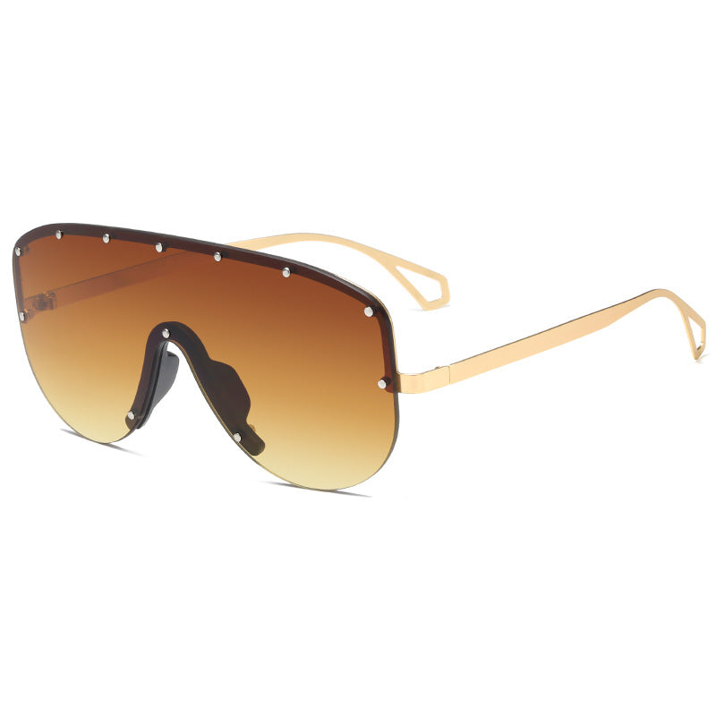Damen Oversized Sonnenbrille mit modernem Rahmen Karnz