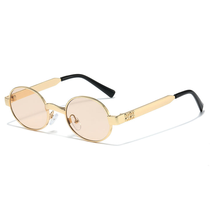 Retro Ovale Sonnenbrillen Karnz