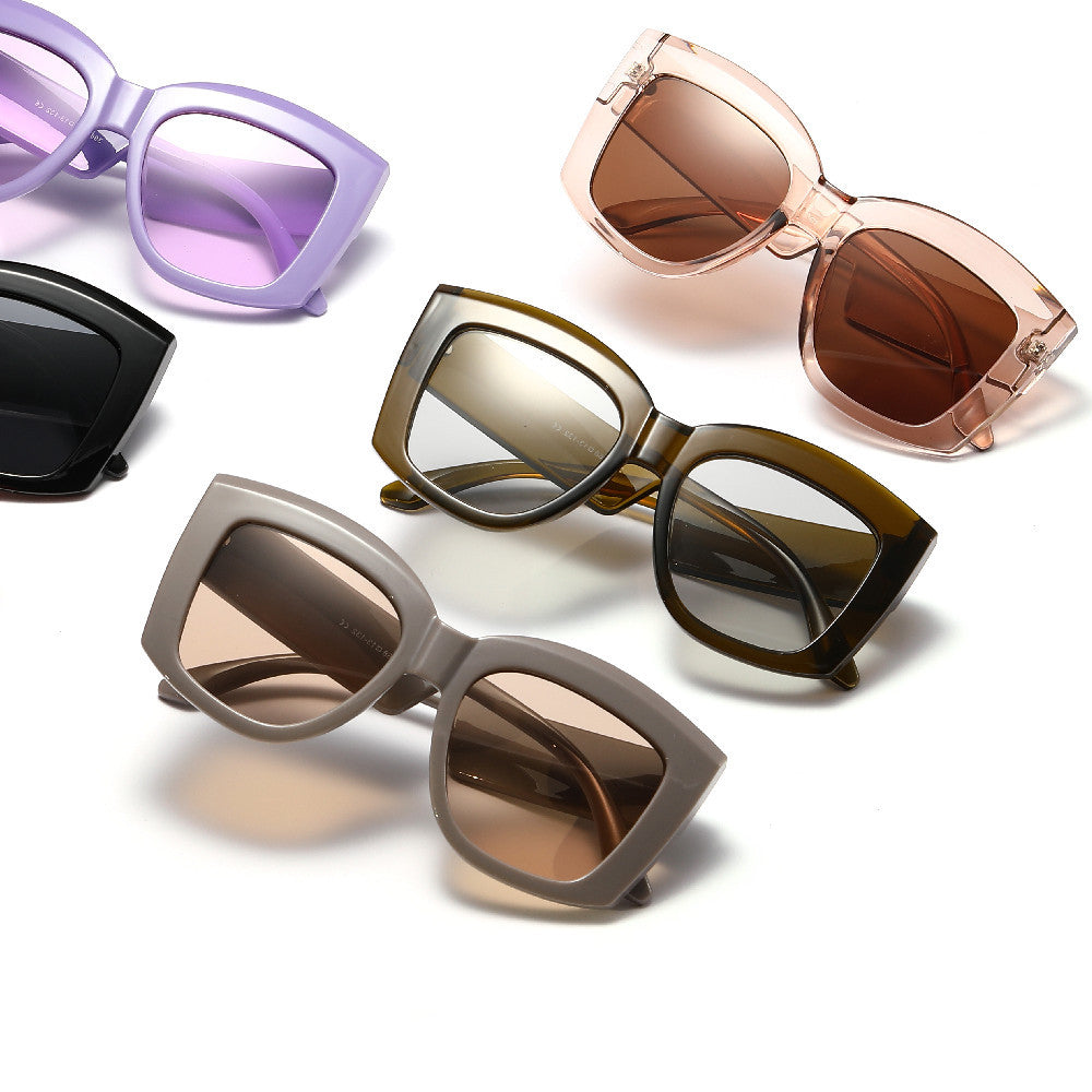 Damen modische Oversize-Sonnenbrille im einzigartigen Design Karnz
