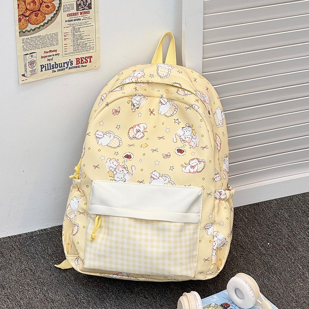 Verspielt Grafisches Druck Rucksack
