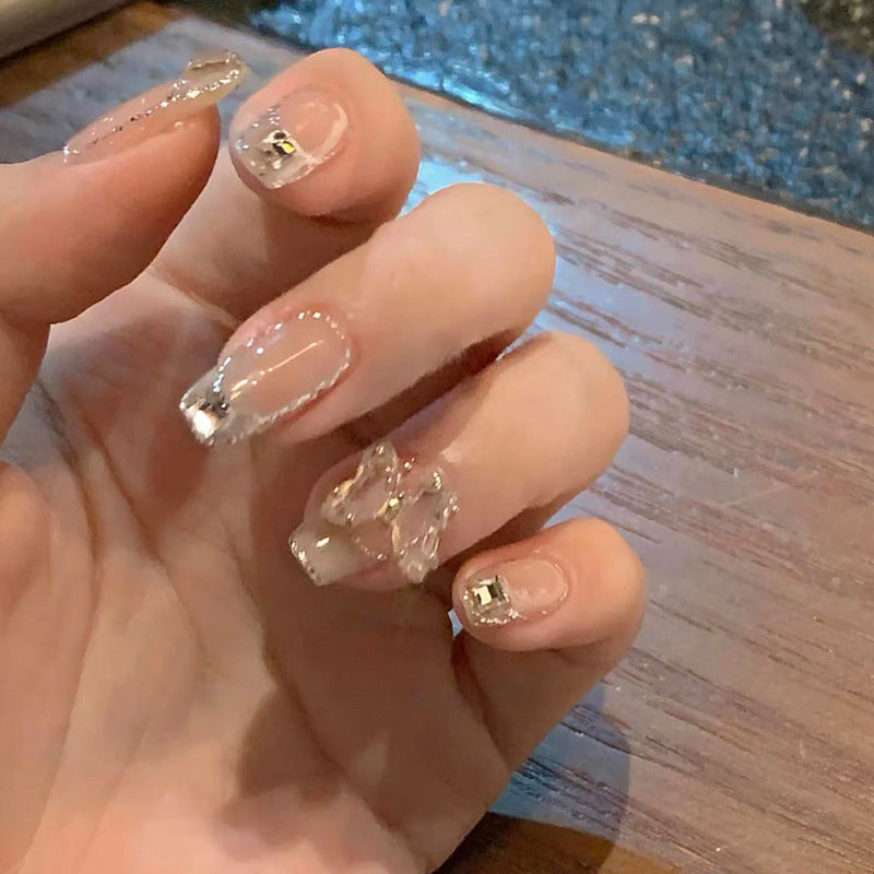 Dekorativer Press-On-Nagelset