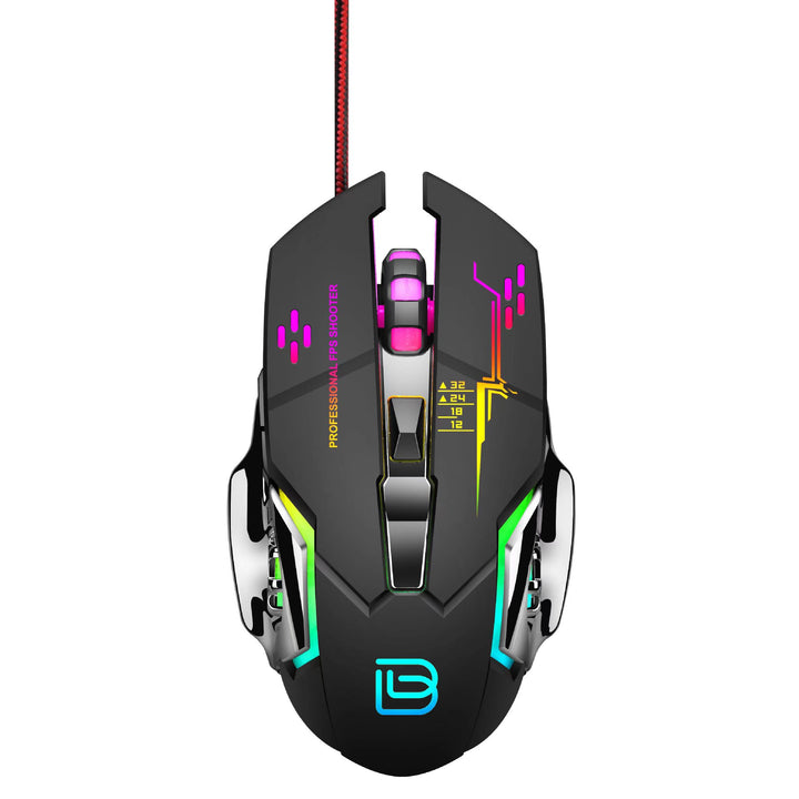 Gaming-Maus mit Präzisem Sensor und Rgb-Beleuchtung Karnz