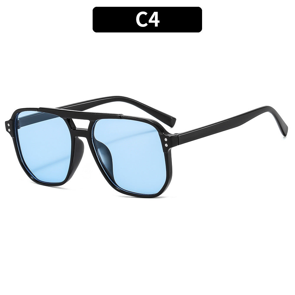 Damen Rechteckige Sonnenbrille mit UV-Schutz und polarisierten Gläsern Karnz