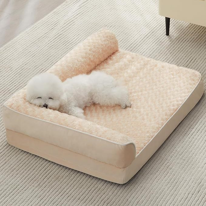 Orthopädisches Hundebett mit Unterstützung