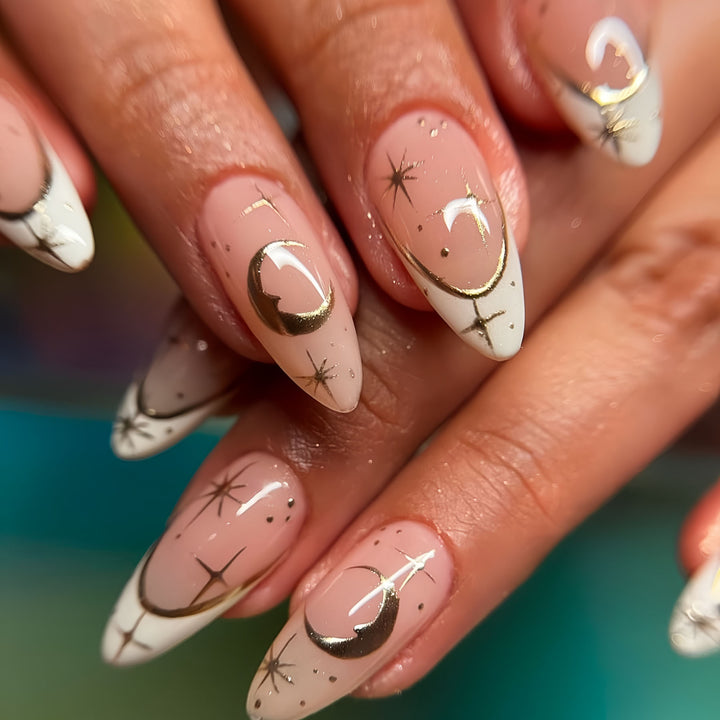 Künstlerische Starlit Nagelkunstverlängerungen Karnz