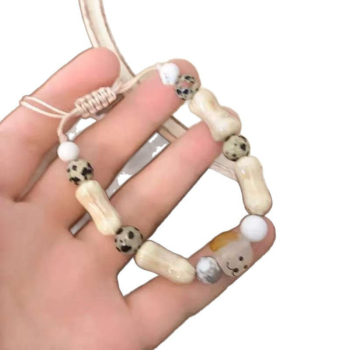 Süße Hundeknochenperlenarmband Karnz