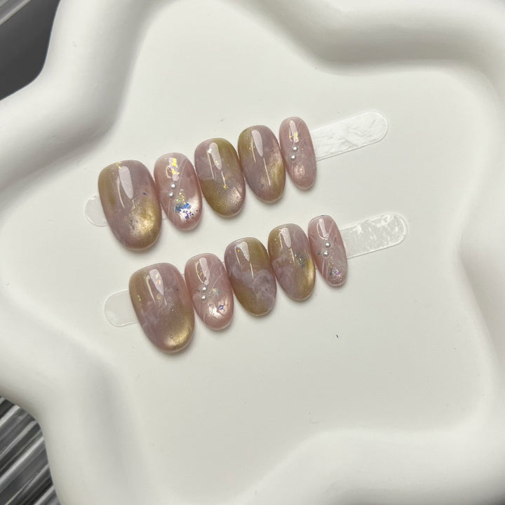 Premium Gel Finish Press-On Nails Set