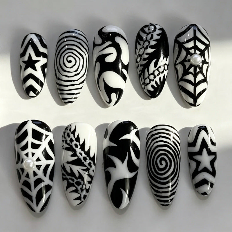 Künstlerisches manuelles Acryl-Nagelset