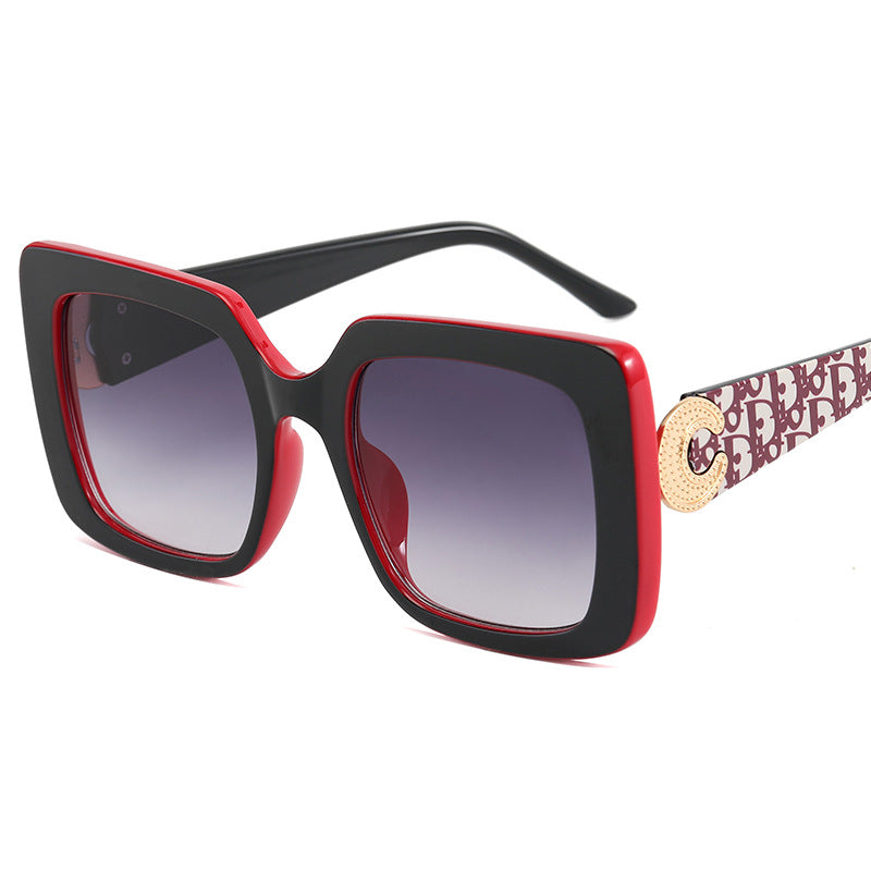 Damen modische Sonnenbrille im modernen quadratischen Design Karnz