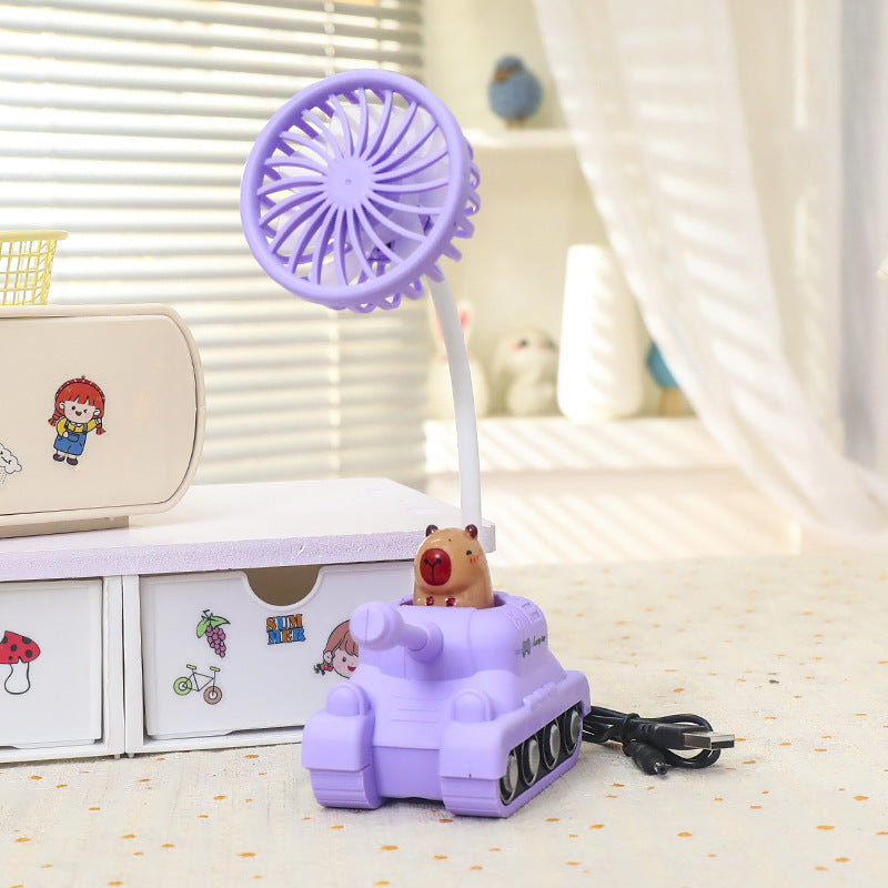 Damen Kreativer Tischventilator mit integriertem Spielzeugdesign Karnz