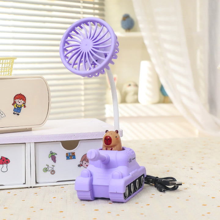 Damen Kreativer Tischventilator mit integriertem Spielzeugdesign Karnz