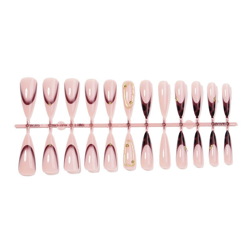 Elegante Sculpted Stiletto Press-On Nägel Karnz