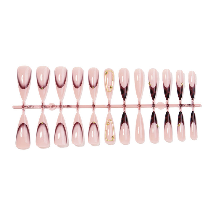 Elegante Sculpted Stiletto Press-On Nägel Karnz