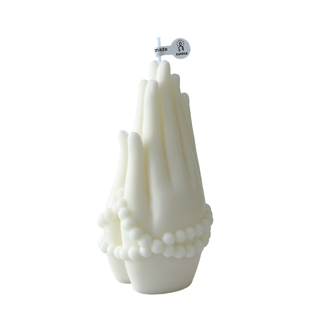 Skulptierte Hände Dekorative Kerze