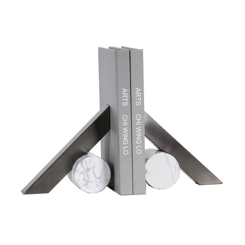 Moderne Geometrische Metall Buchstützen