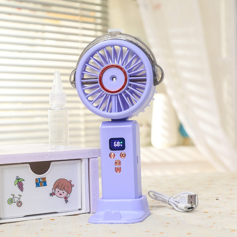 Damen Tragbarer USB Ventilator mit digitaler Steuerungsanzeige und flexibler Neigung Karnz