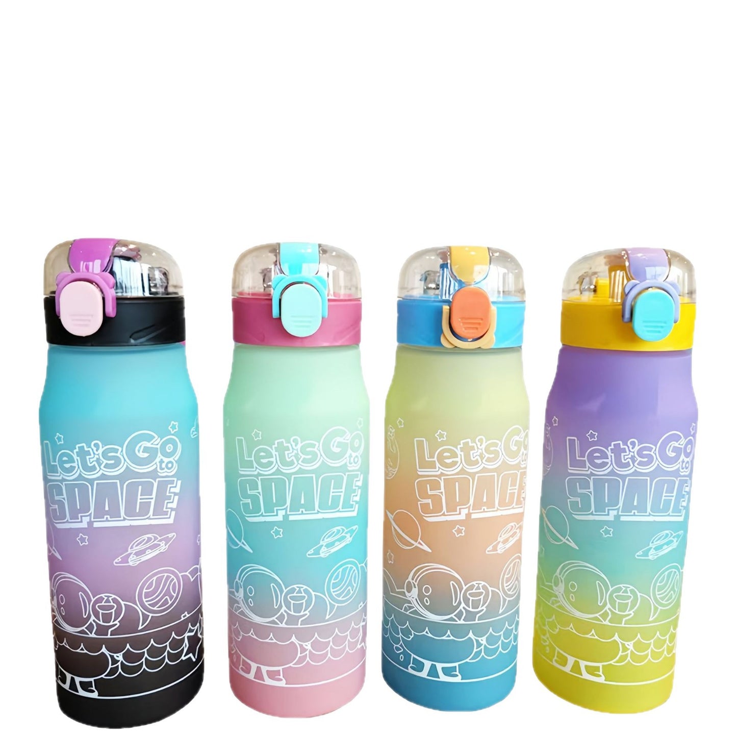 Damen kreative Wasserflasche im Weltraum-Design Karnz