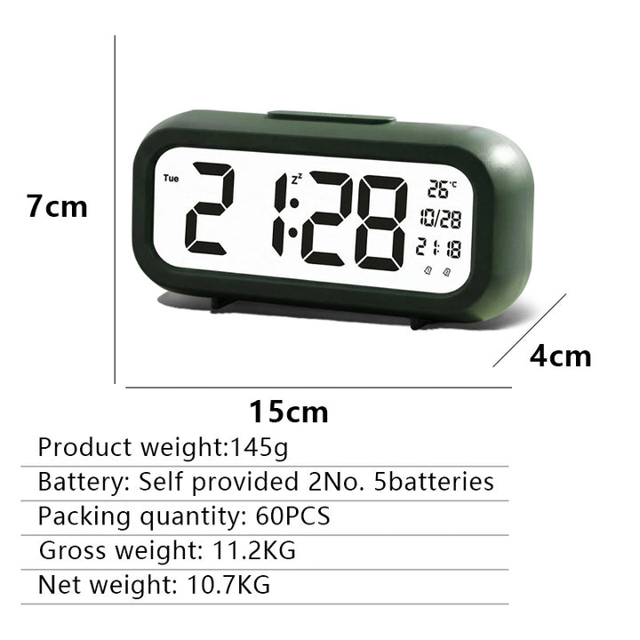 Digitaler Wecker mit Temperaturanzeige und Großem Led-Display Karnz