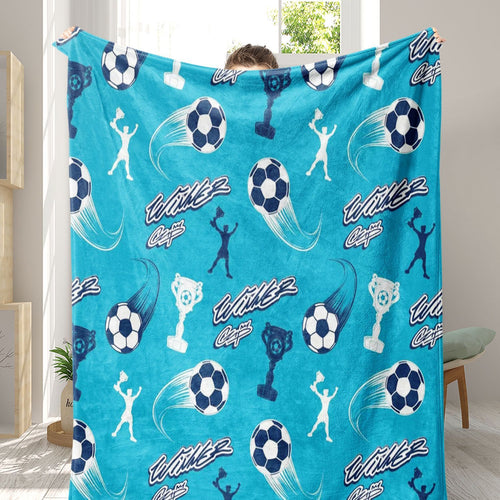 Sport-Themen Fleece-Wurfdecke