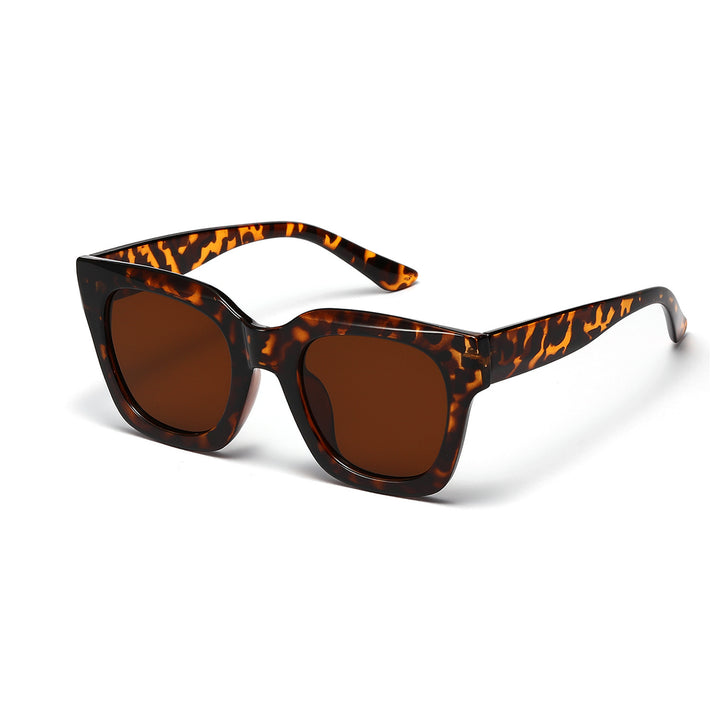 Damen modische Sonnenbrille mit einzigartiger Animal-Print-Musterung Karnz