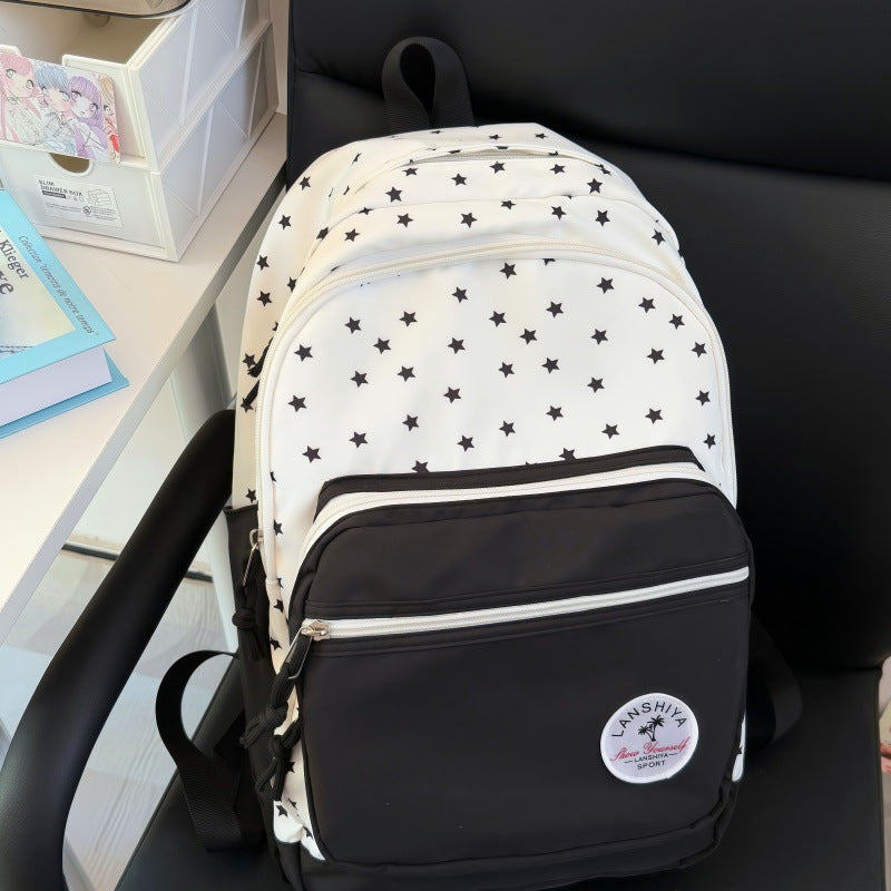 Stern-Muster Grafik Rucksack