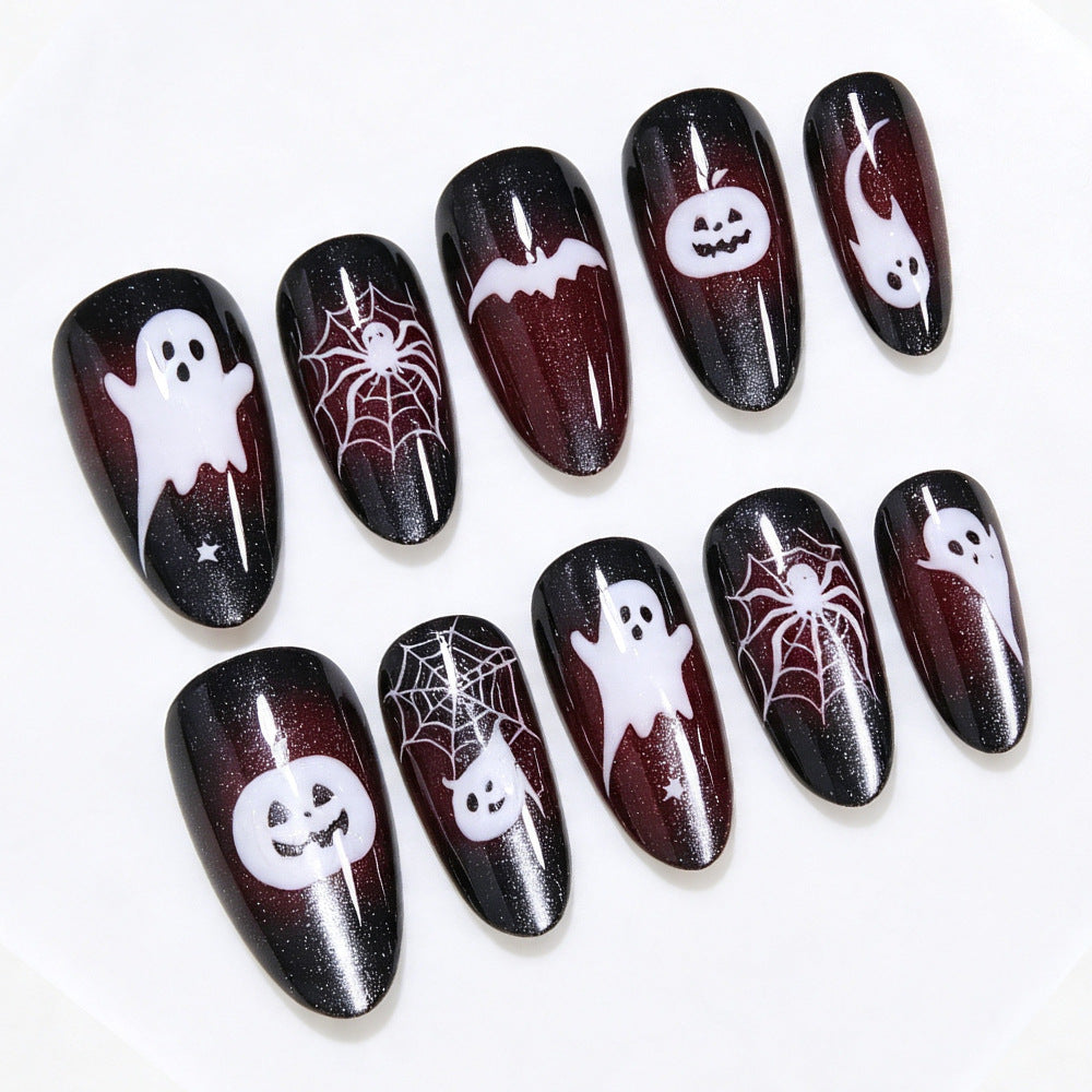 Halloween-Themen Press-On Nagelkunst Karnz