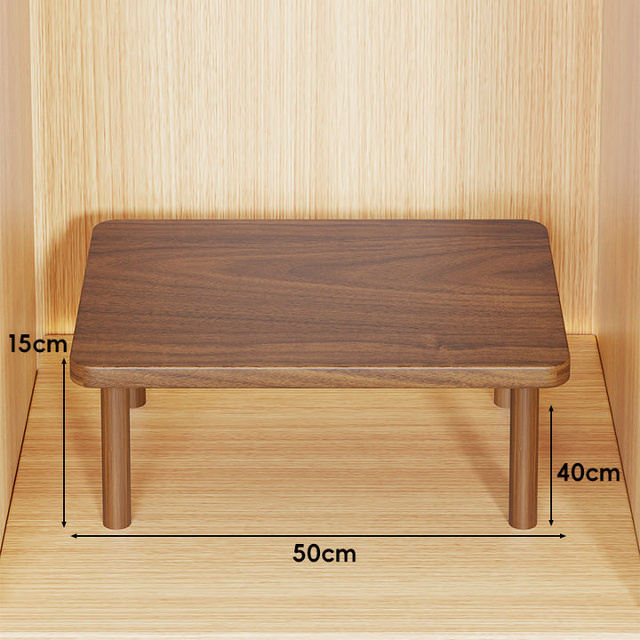 Verstellbarer Mehrhöhe Holz Monitorständer und Desktop Regal