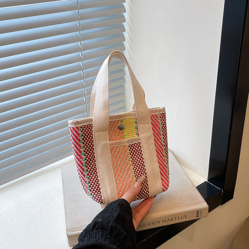 Bunte Gewebte Strandtasche Karnz