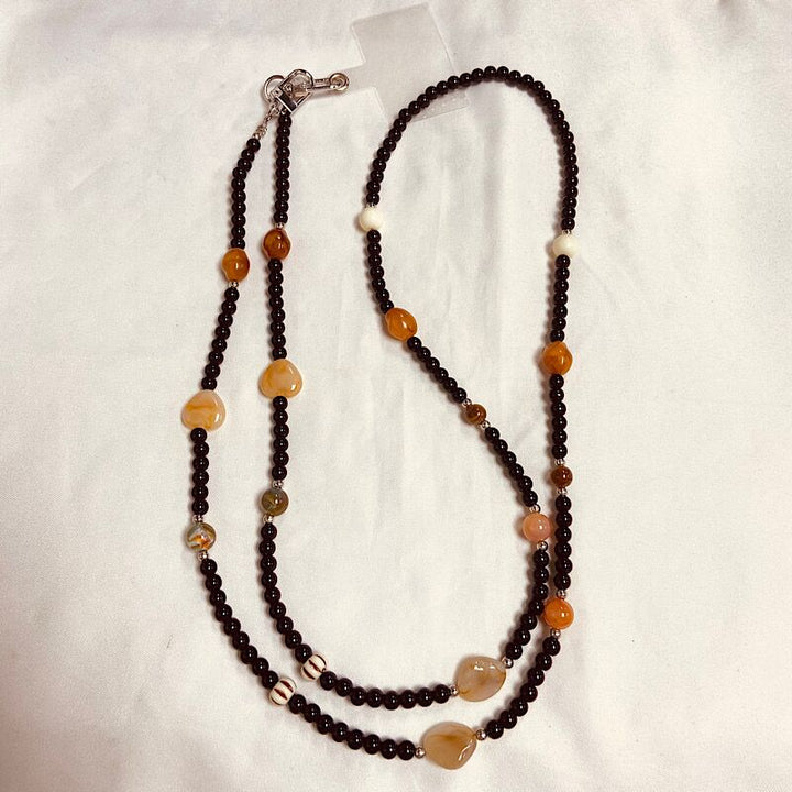 Stylischer Perlen-Eyewear-Lanyard Karnz
