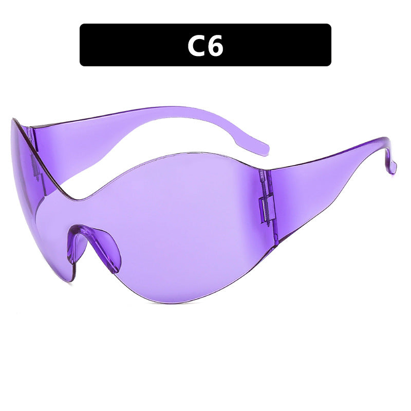 Damen futuristische Sonnenbrille Karnz
