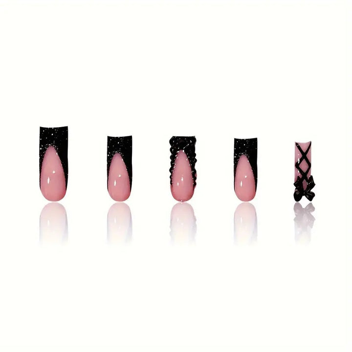 Glamouröse 3D Nagelkunst Verlängerungen Karnz