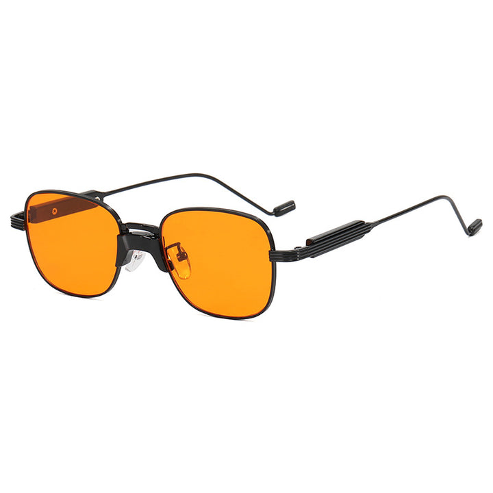 Modische Retro-Sonnenbrille mit Eckigem Rahmen Karnz