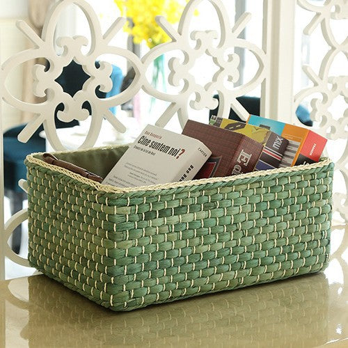 Handgefertigter Organizer-Korb mit Zwei Griffen Karnz