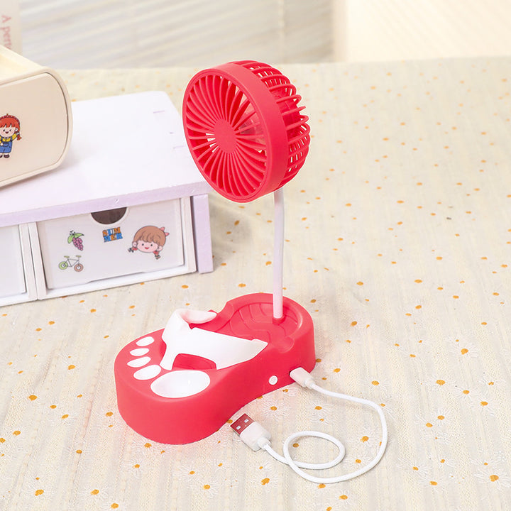 Unisex Tragbarer USB Tischventilator mit flexiblem Arm und mehreren Geschwindigkeitsstufen Karnz