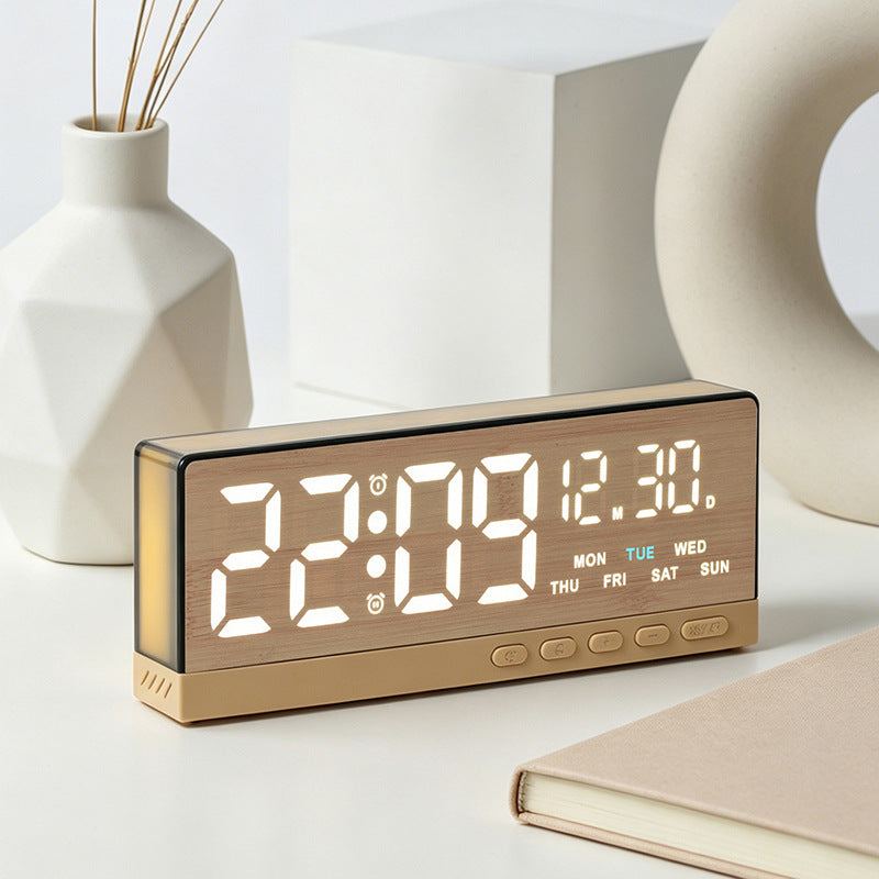 Digitaler Funkwecker mit großem LED-Display und multifunktionalen Einstellungen Karnz