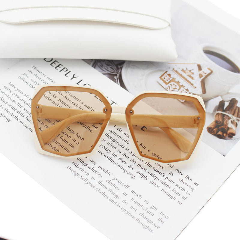 Damen Designer-Sonnenbrille im eleganten Hexagon-Design Karnz