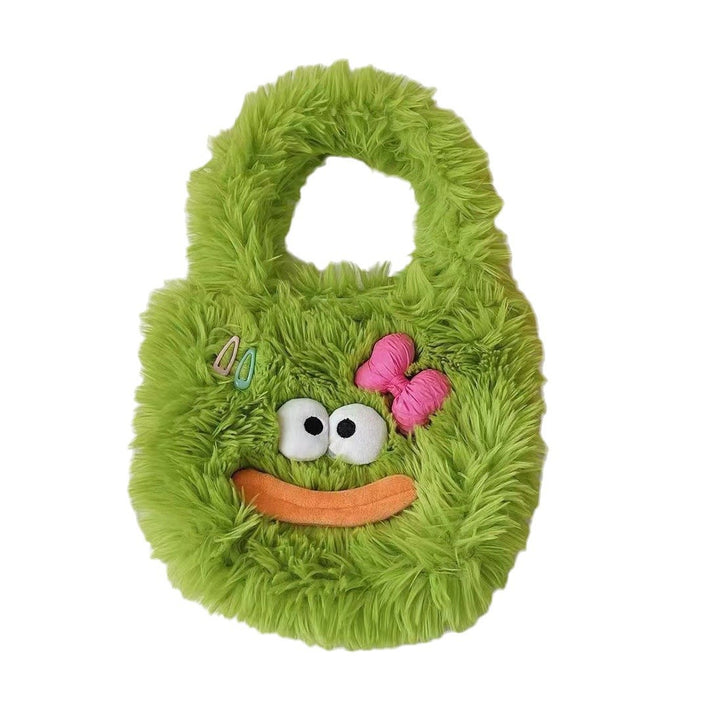 Kuschelige Plüschhandtasche mit Tiermotiv Karnz