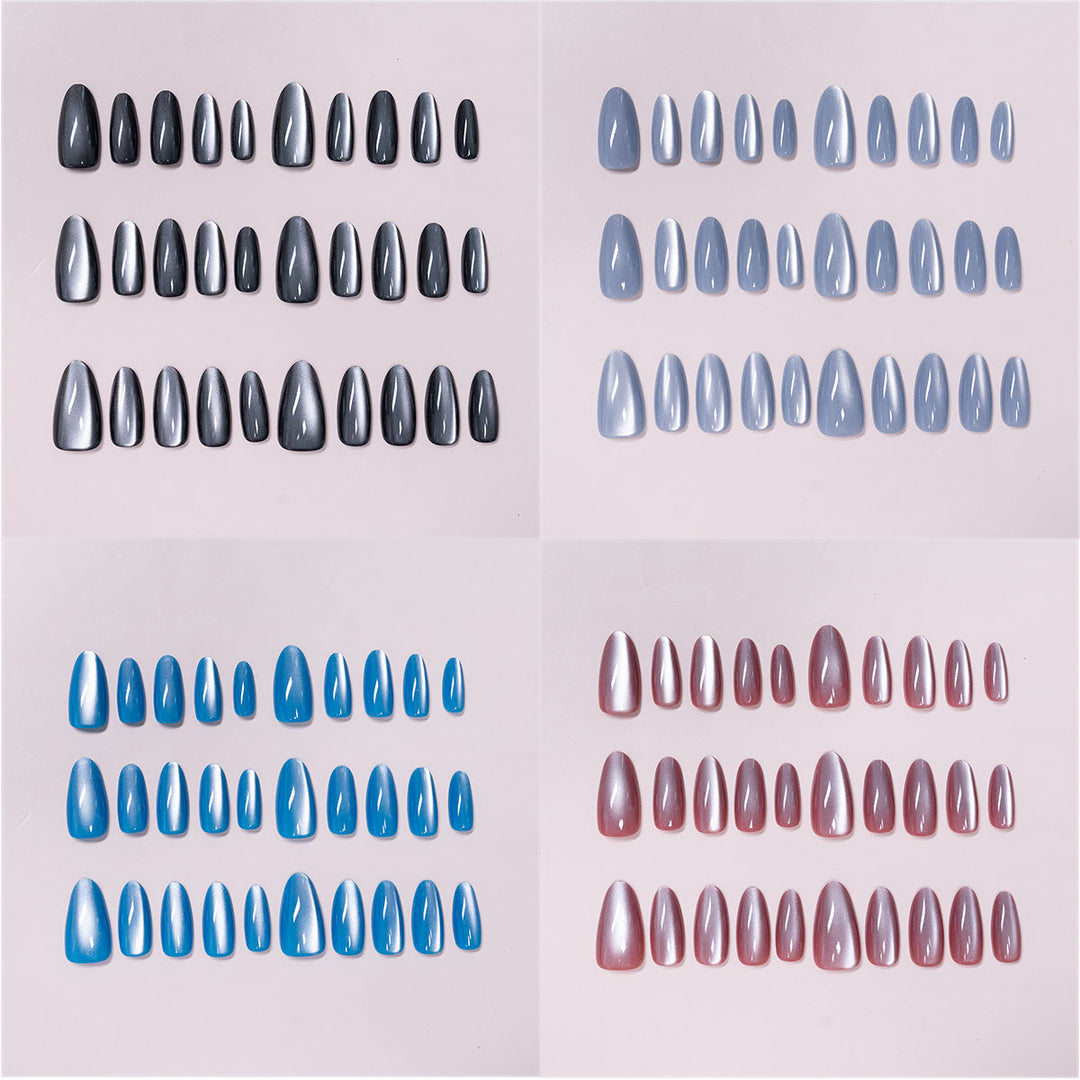 Glänzendes Press-On Nagelset