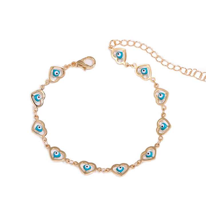 Herzförmiges Perlenarmband Karnz