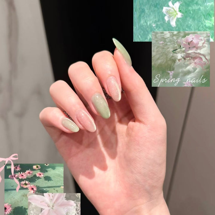 Künstlerisches Ombre Glitter Nagelkunst Set Karnz