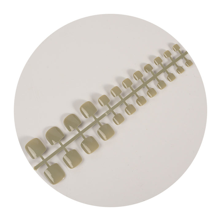 Elegantes quadratisches Press-On-Nagelset
