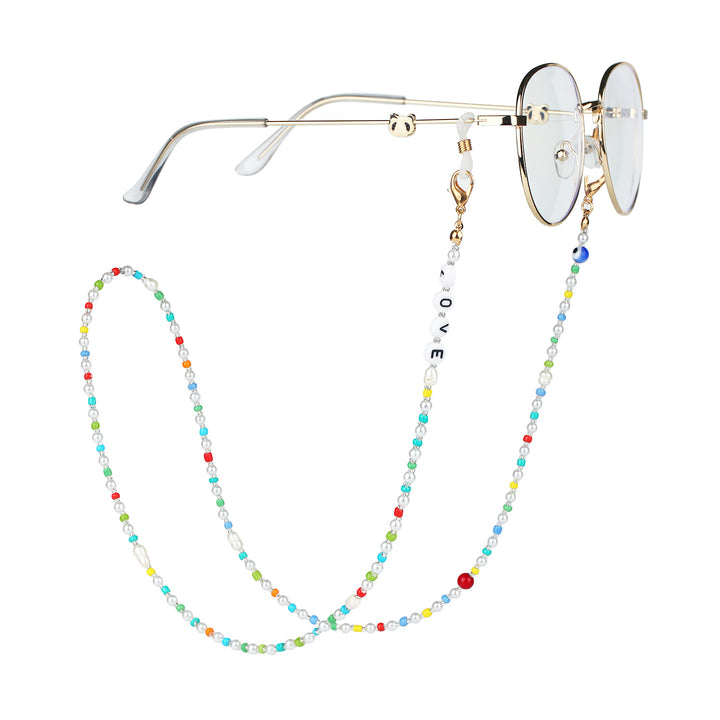 Modische Brillenband mit Bunten Perlen Karnz