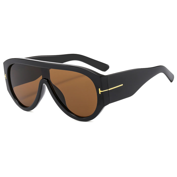 Bold Shield Sonnenbrille mit Statement-Design Karnz
