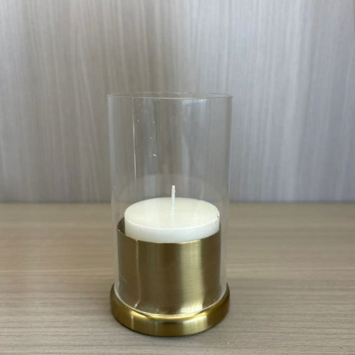 Eleganter Glas Teelichthalter
