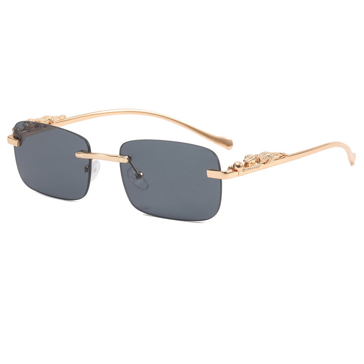 Damen Designer-Sonnenbrille mit feinem Metallrahmen und luxuriösen Details Karnz