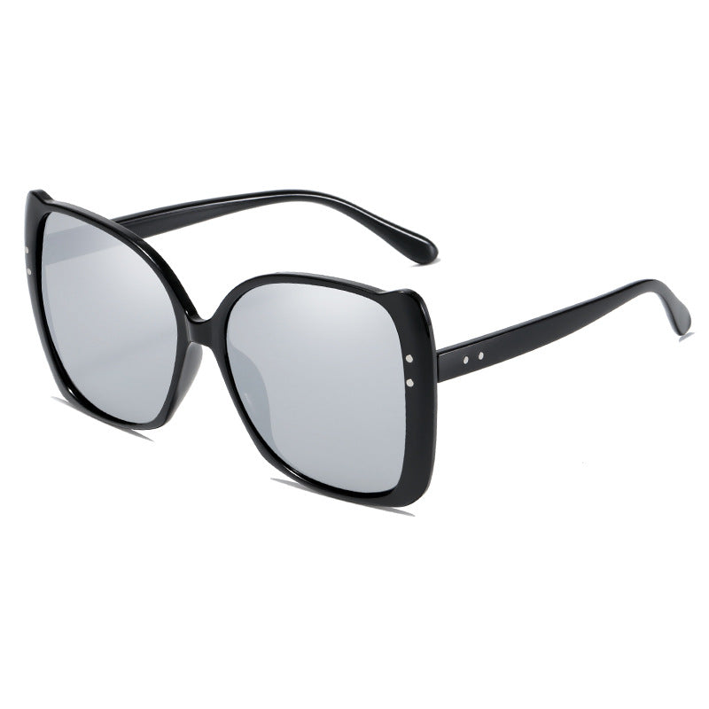 Damen oversized Sonnenbrille mit braunem Farbverlauf Karnz